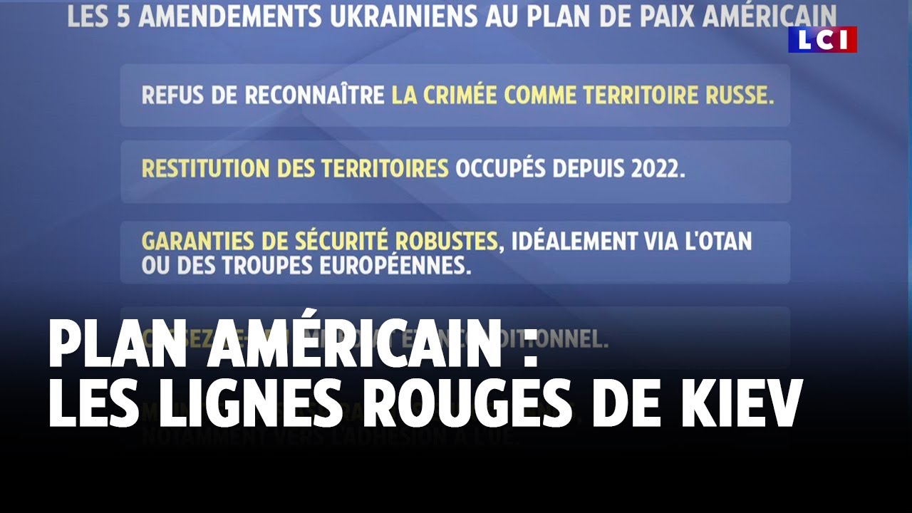 Plan américain : les lignes rouges de Kiev|LCI - YouTube