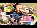 WAGYU BEEF VIETNAMESE PHO & Best LA Korean BBQ | 48 Hours Eating in Los Angeles