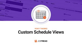 Custom Schedule Views