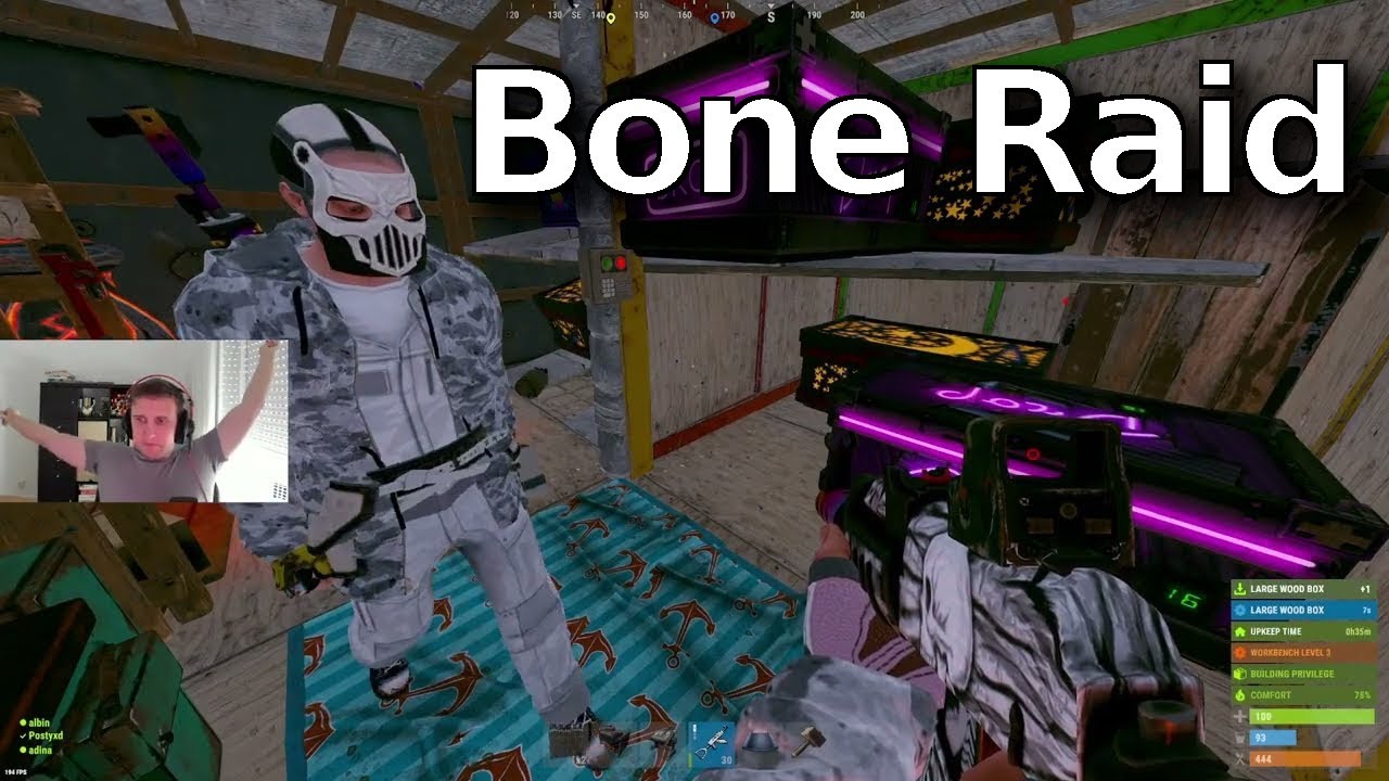 Going Deep Bone Raiding in Rust with Trausi, Posty, and Albin Part 2 ...
