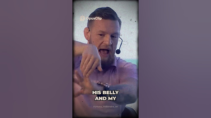 McGregor Fought With a Brutal Injury 😳