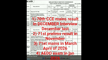 BPSC result|BPSC calendar out|BPSC result 2025🔥#bpsc #bihar #bpscexam #bpscteacher #bpsctre #shorts