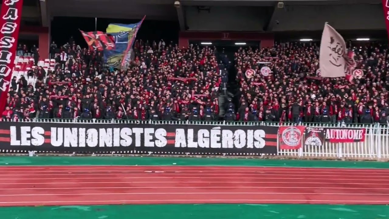 جمهور USMA يبدع في “حاب نشوفها اليوم قبل غدوة” أمام جوليبا المالي ❤️🖤