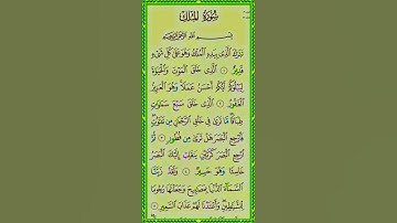 سورة الملك #بصوت #الشيخ سعد الغامدي #duet تلاوة تريح القلب