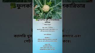 ফুলকপিতে এত পুষ্টি রয়েছে যা আগে জানেননি😱 #shorts #health #Learn