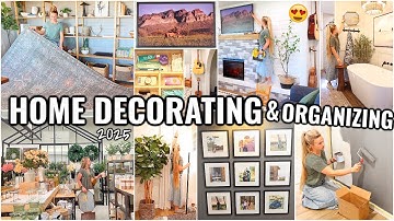 HOME DECORATING & ORGANIZATION IDEAS!!😍 ORGANIZE WITH ME | DECLUTTERING AND ORGANIZING MOTIVATION