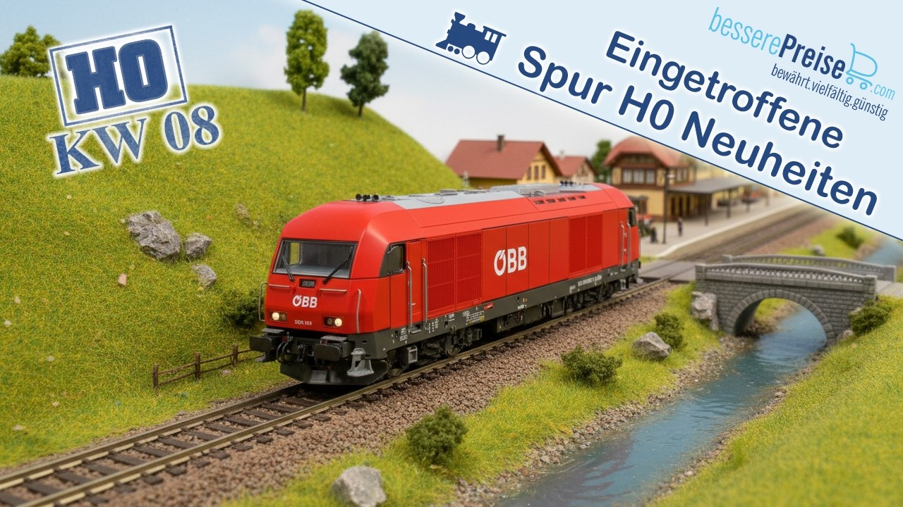 Eingetroffene Spur H0 Modellbahn Neuheiten | KW 08 2026