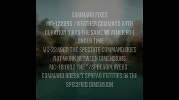 Minecraft Snapshot 23W03A - 3 Command fixes & 2 UI Fixes