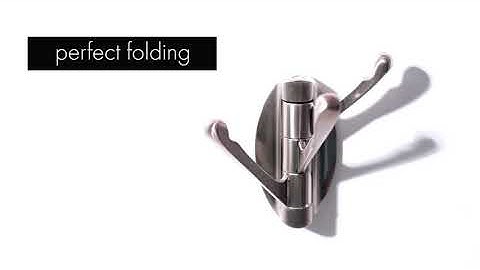 Swivel Hooks Solid Metal Foldable Towel Hooks with Multi Three Rotating Swing Arm Triple Robe Hooks