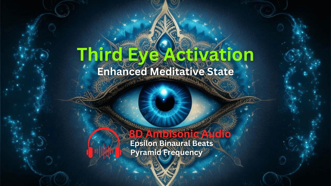 🎧 Decalcify Your Third Eye 🎧 Pyramid Epsilon Frequency 🎧 8D Ambisonic Audio -  Read description