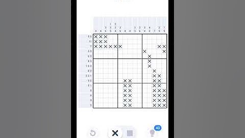 Picross/Nonograms 15x15 all x solution.