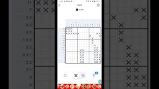 Picross/Nonograms 15x15 all x solution.