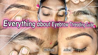 Eyebrows Threading with full guidance for beginners step by step Tutorial