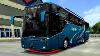 NEW BUSSID SKYLANDER R25 SINGLE GLASS MOD SUPER DETAILED // BUS SIMULATOR INDONESIA screenshot 1
