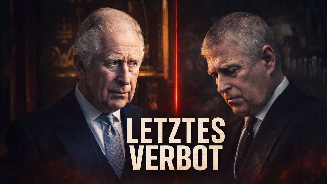 König Charles stoppt Andrew Mountbatten-Windsors öffentliche Auftritte