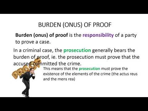 Video: Presumption Of Innocence: Legal And Ethical Aspects