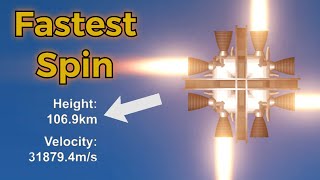 Fastest spin speed in Spaceflight Simulator