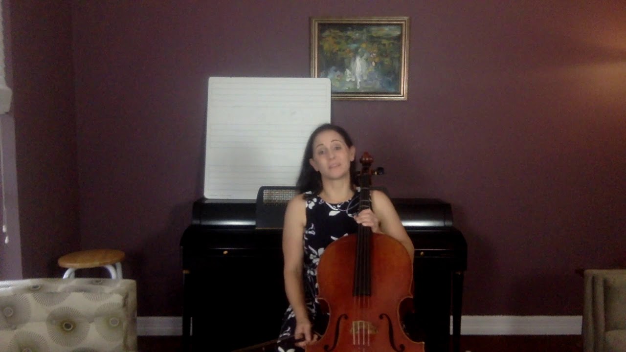Beginning Orchestra Class video #81 cello - YouTube