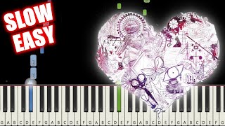Video-Miniaturansicht von „Dareka no Shinzou Ni Nareta Nara - SLOW EASY Piano Arrangement (Synthesia) by TAM“