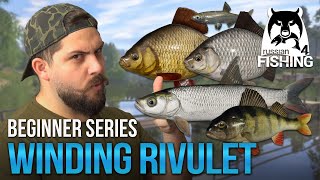 [Lvl 1-14] WINDING RIVULET! My Starting Equipment & Recommendations! (Ep. 1) l Russian Fishing 4