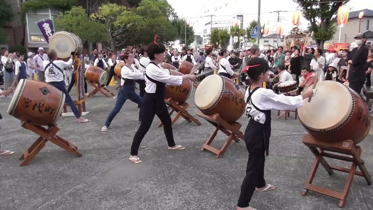 2025 8 24 宮代町 第42回 宮代町民まつり 宮代進修太鼓保存会 風 の