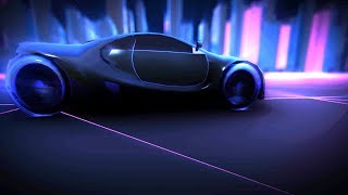 Retro Synthwave Background Animation Loop 3