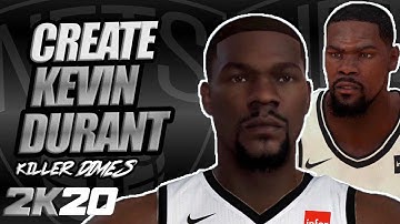 NBA 2K20 How To Make Your MyPlayer EXACTLY Like Kevin Durant