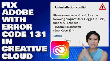 How To Fix Adobe With Error Code 131 in Creative Cloud