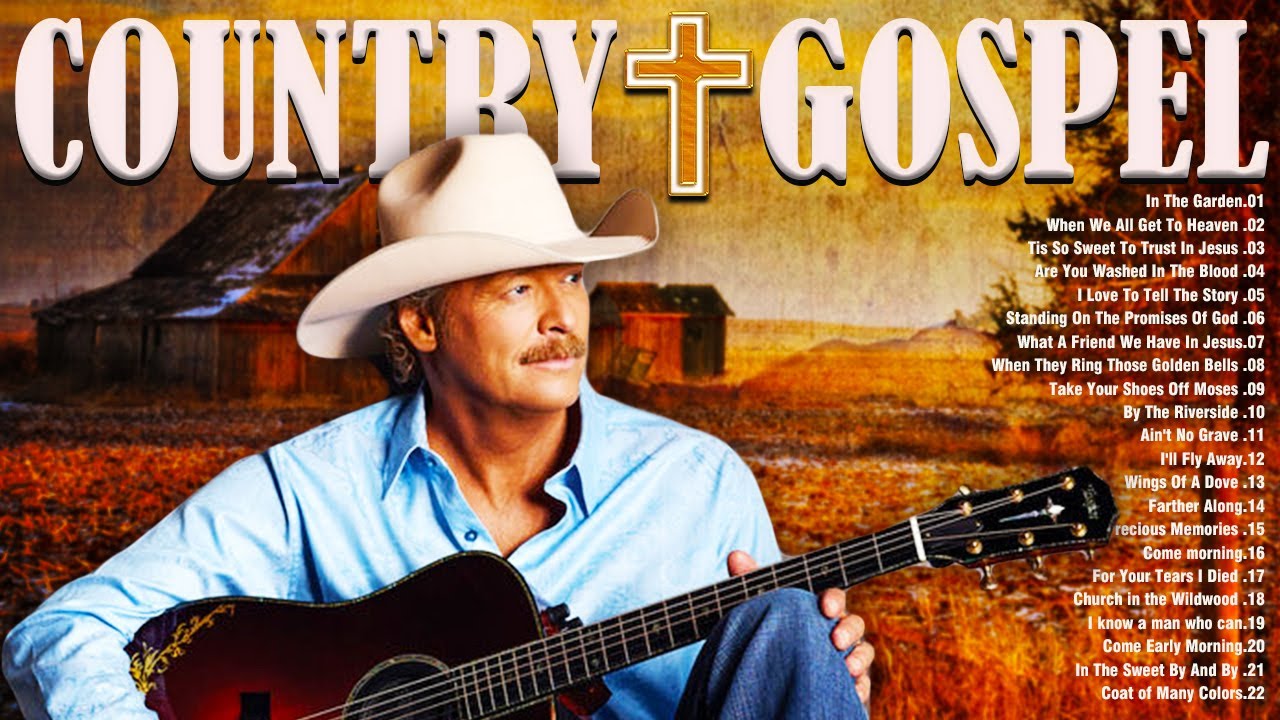 Alan Jackson - Good Old Country Gospel Songs 2021 Playlist 🙏 Relaxing