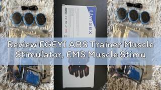 Review EGEYI ABS Trainer Muscle Stimulator, EMS Muscle Stimulator fitness electric stimulators, Abdo