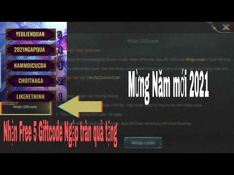 Sang TĐ | Hướng Dẫn nhập 5 giftcode Liên Quân Mobile nhân dịp năm mới 2021 | Chơi game liên quân mobile 1 hqdefault