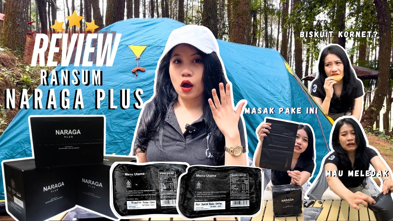 REVIEW RANSUM TNI NARAGA PLUS SEENAK ITU? | MUKBANG MEAL READY TO EAT | Nainai Review