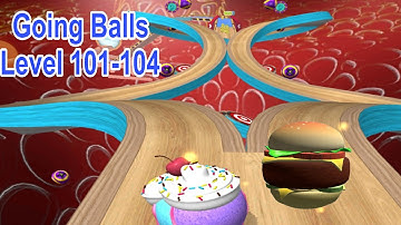 Going Balls Speed run gameplay Hard level 101-104, Games videos videogames #goingballguru #goingball