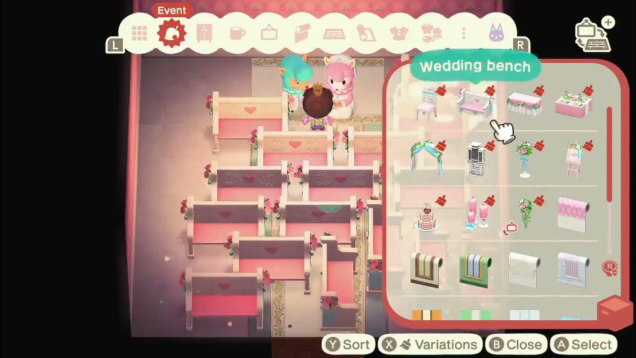 When you're tired of the ACNH wedding photo shoot YouTube