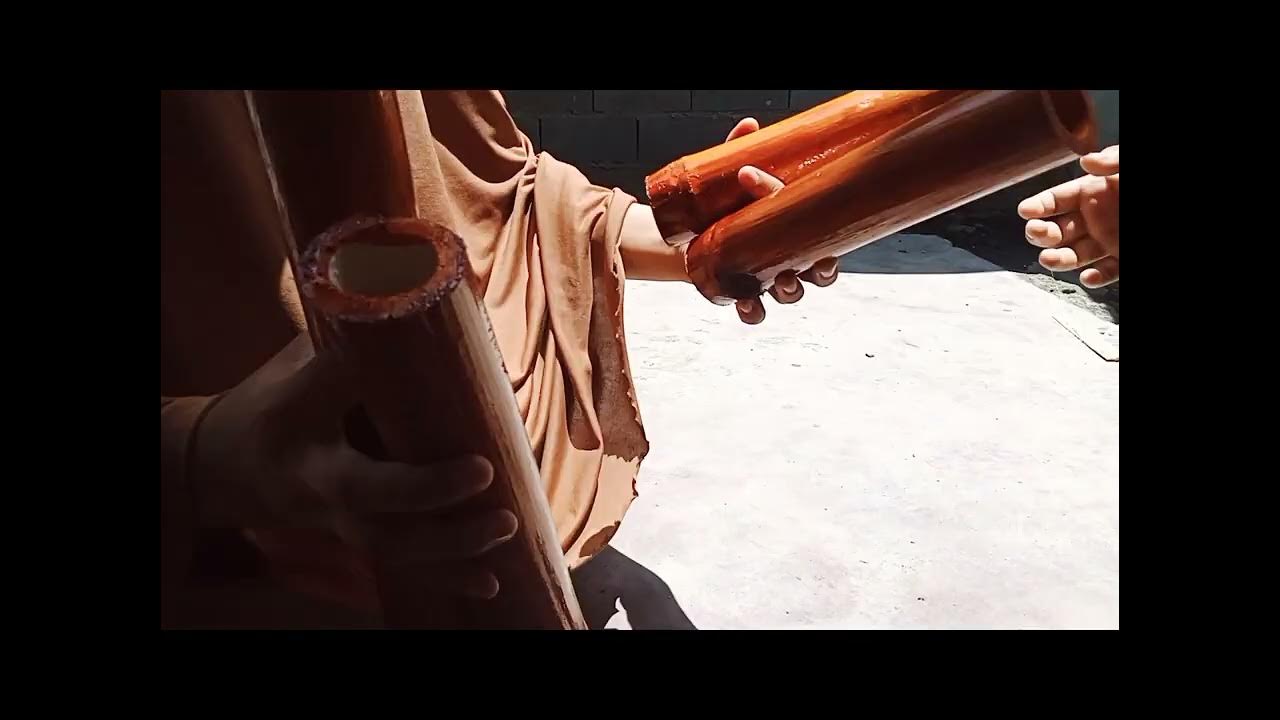 How to make Tongatong instrument ( Bamboo stamping tubes) YouTube