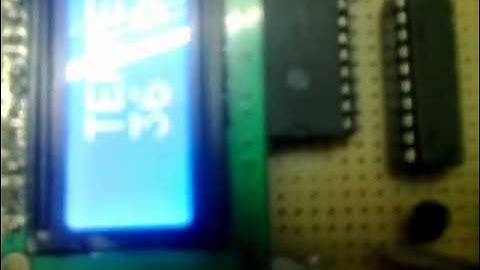 Room temperature using 8051