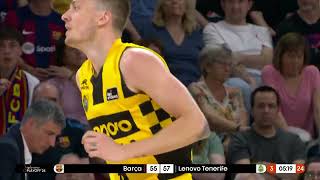 【西甲籃季後賽🇪🇸🏀-精華片段】2024-05-19 特內里費 86:96 巴塞隆拿 | Lenovo Tenerife 86:96 Barcelona