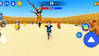 🚴‍♂️ SQUID GAME Cycle Race Challenge 😱🔥 Can You Beat Every Player & Reach the Finish Line First? 🏁💰 screenshot 4