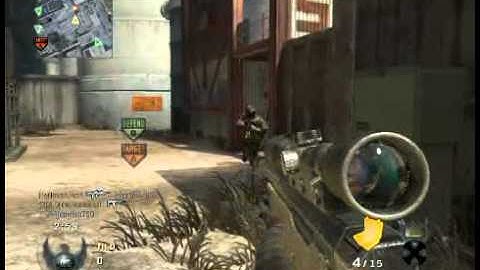 Call of duty black ops sniper rampage?