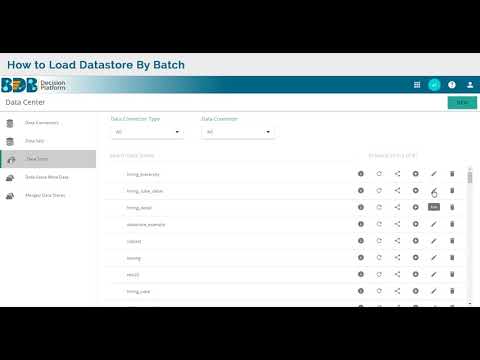How to Load Datastore By Batch