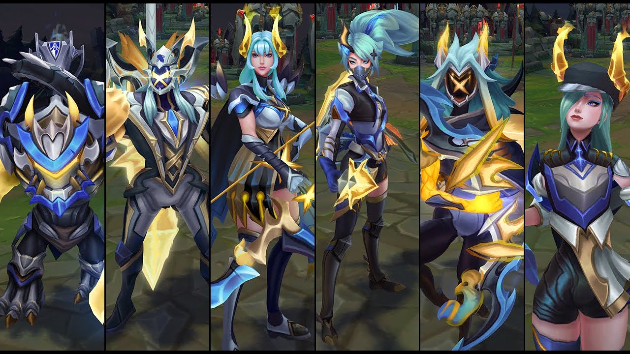 All DRX Skins Elite Chromas: Caitlyn, Ashe, Akali, Kindred, Maokai