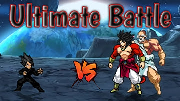 Ghost VS Broly SSJ4 & Zeus in Jump Force Mugen