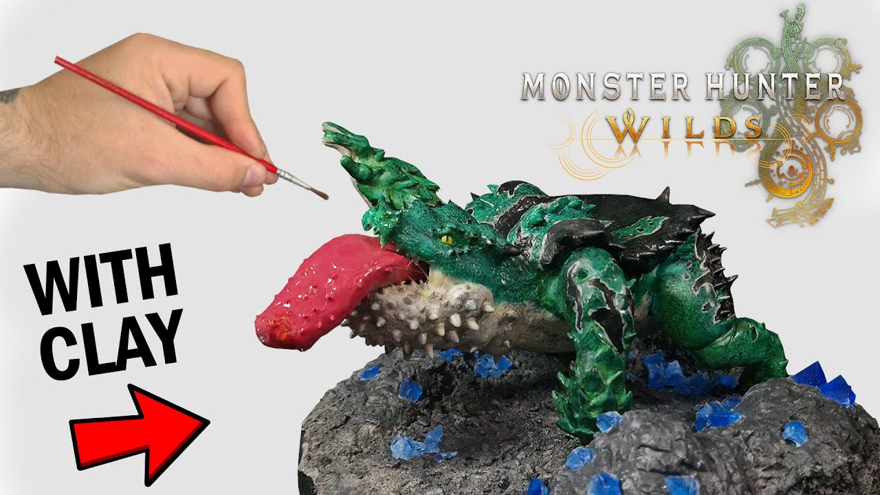 I made a Chatacabra from Monster Hunter Wilds