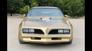 1978 Pontiac Firebird TransAm LS3 555HP full restomod.