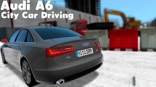 City Car Driving 1.5.4 - Audi A6 - Custom Sound screenshot 1