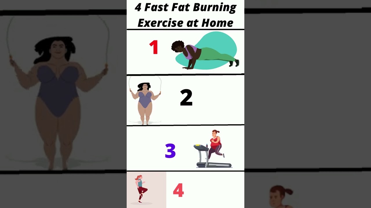 4 Fast Fat Burning Exercise At Home #shorts #Exercise #viral #Workouts