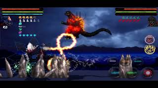 Godzilla Omniverse - Space Godzilla Arcade Gameplay