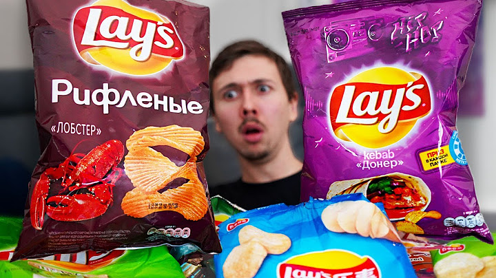 Je teste des variétés de chips insolites