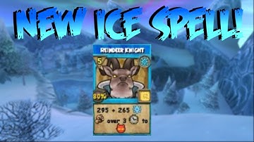 Wizard101: Winter Wonder Pack New Spell! (Reindeer Knight)