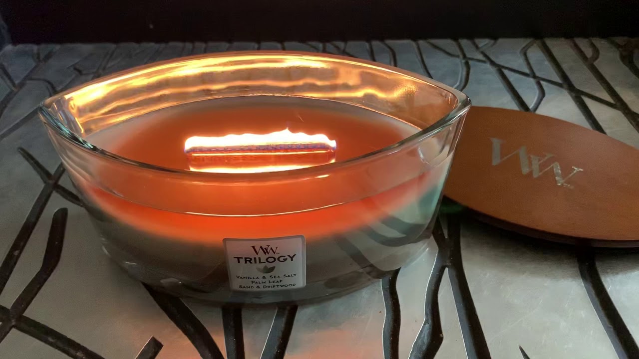 WoodWick Trilogy Ellipse Candle YouTube